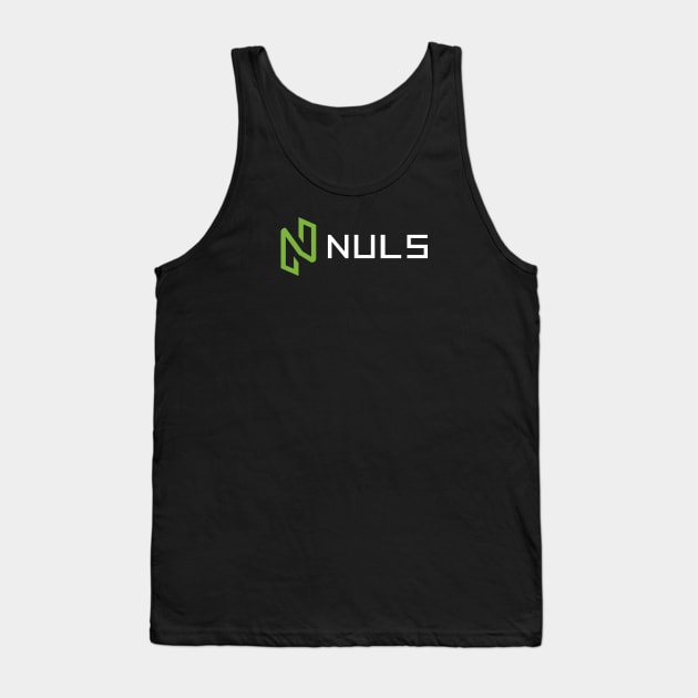 NULS Official "Centered" (White Text) Tank Top by NalexNuls